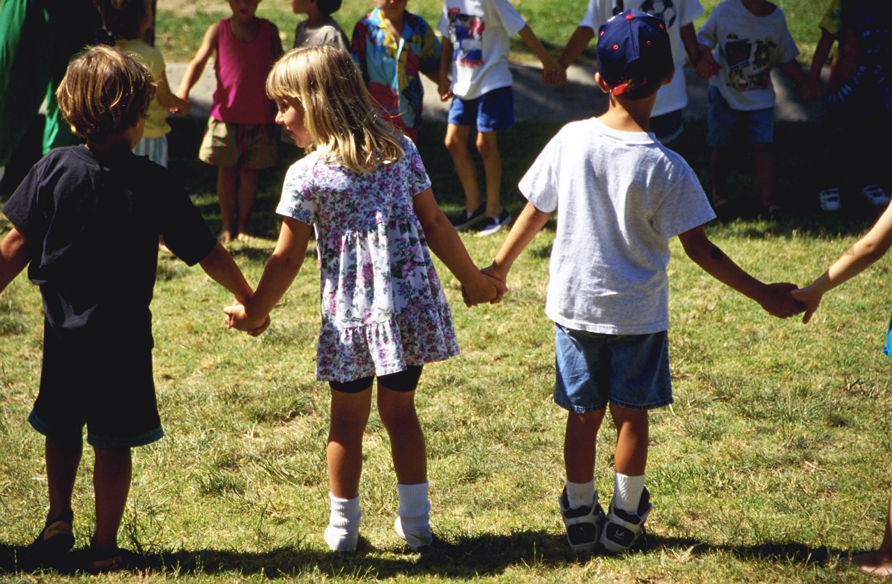 Picture of Children Holding Hands